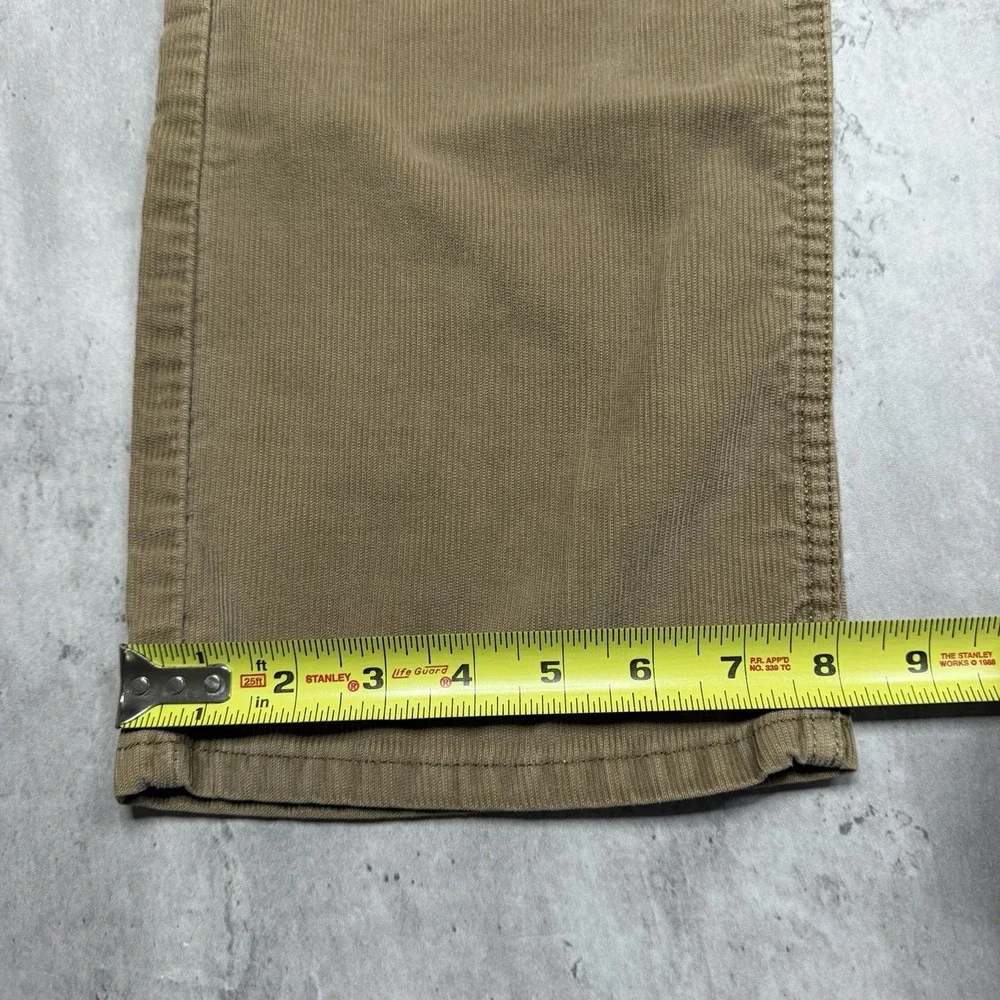Levis 514 Jeans Mens 31X30 Beige Corduroy Slim Straight Leg Casual Preppy Denim